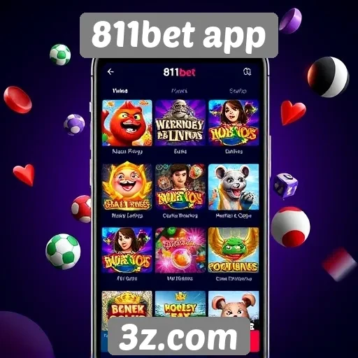811bet app oferece ampla variedade de jogos online