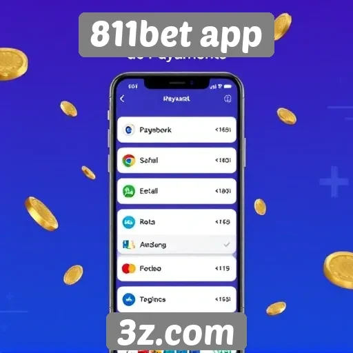 Métodos de pagamento oferecidos pelo 811bet app